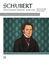 Two Characteristic Marches, Op. 121, D. 886 piano sheet music cover